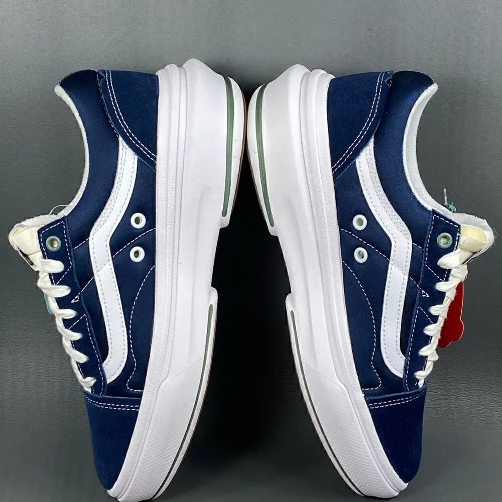 Vans Pop Color Old Skool Overt CC Shoe Dress Blue mens size 8.5 (womens size 10)